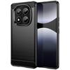 For Xiaomi Redmi Note 14 Pro 4G Case Protective Phone Cover Carbon Fiber Texture Brushed
