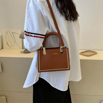 Casual Women's Portable Solid Color Women's Bag 2025 Popular New Trendy Fashion Shoulder Bag Crossbody Small Square Bag
