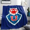 Universidad de Chile Print Flannel Blanket, High quality Comfortable for All Seasons, Home Decor, Warmth and Comfort, Perfect for Christmas Gifts