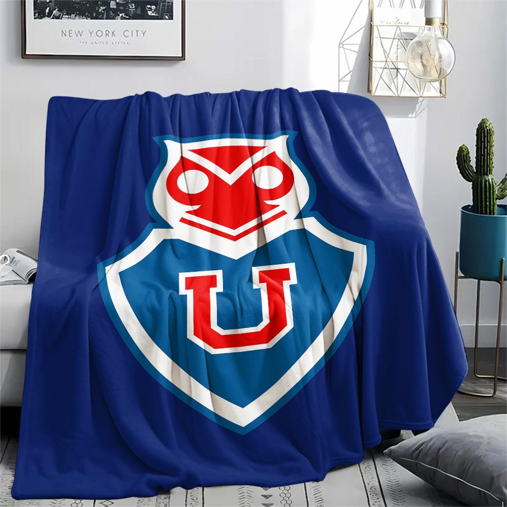 Universidad de Chile Print Flannel Blanket, High quality Comfortable for All Seasons, Home Decor, Warmth and Comfort, Perfect for Christmas Gifts