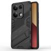For Xiaomi Redmi Note 13 Pro 4G/Poco M6 Pro 4G Cell Phone Case PC+TPU Back Cover with Kickstand