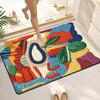 Diatomaceous Earth Bathroom Door Mat, Water-absorbing, Non-slip, Entryway Mat, Wear-resistant Doormat