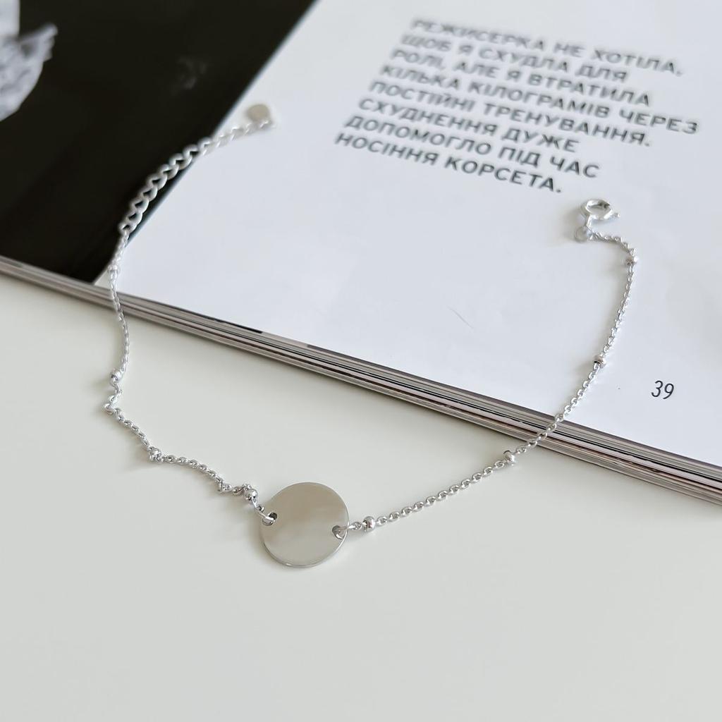 Stříbrný náramek bez kamenů, váha produktu 1,87 g (2144618)