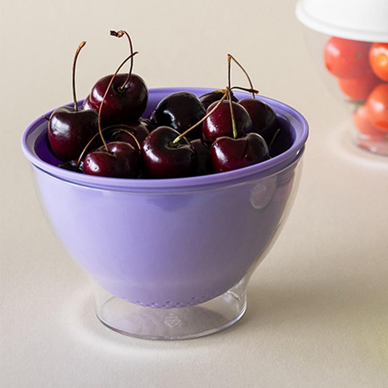 Vegetable Washing Basin 3X Kitchen Draining Basket Food Pasta Berry Sink Strainer Fruit Storage Containers Double Layer Colander