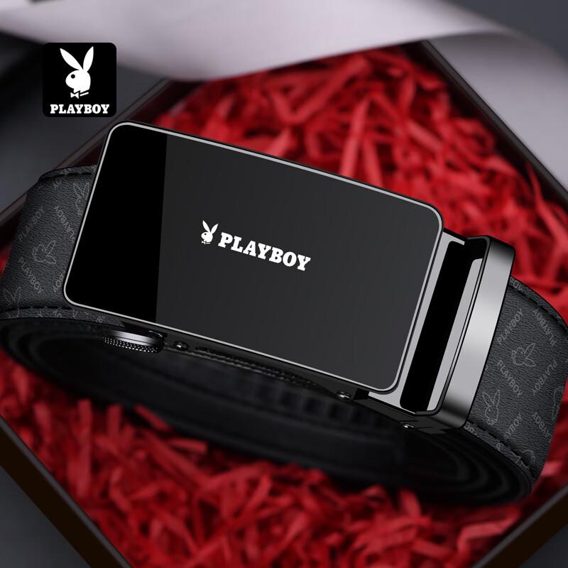 Playboy Men s Automatic Buckle Leather Belt 120cm