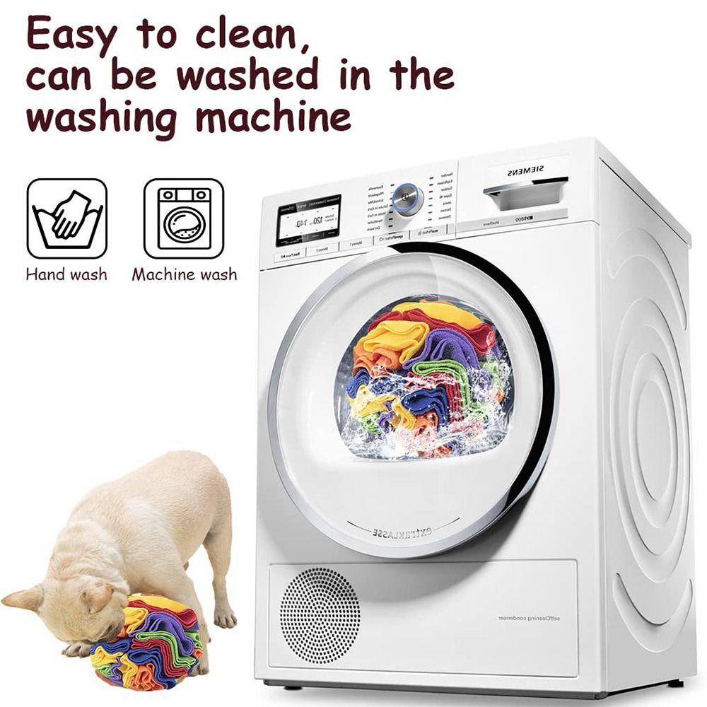 Cute Polar Fleece Interactive Dog Toys Hiding Food Portable Dog Snuffle Ball Training Durable Slow Feeder Dog