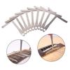 9 Pcs Understring Radius Gauge Stainless Steel Guitar Gauge for Guitar Bass