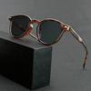 HBK Classic Retro Round Polarized Sunglasses for Women and Men TR90 Frame and Tac Lenses Trendy Street Snap for Travel Fashion