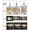 2Pcs Car H7 Xenon Headlight 55W Halogen White Light Lamp 12V Bulbs Auto Accessories Bulbs Replacement Exterior Automotive