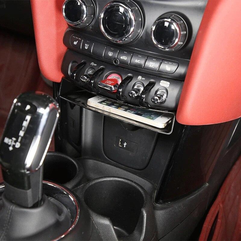 Center Console Storage Tray Interior ABS Container Box For Mini Cooper S JCW Clubman F54 F55 F56 F60 Countryman Auto Accessorie