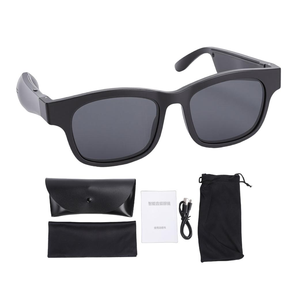 Smart Sunglasses Bluetooth 5.0 164 Languages Translation Smart Glasses with Noise Canceling Mic for Music and Calls