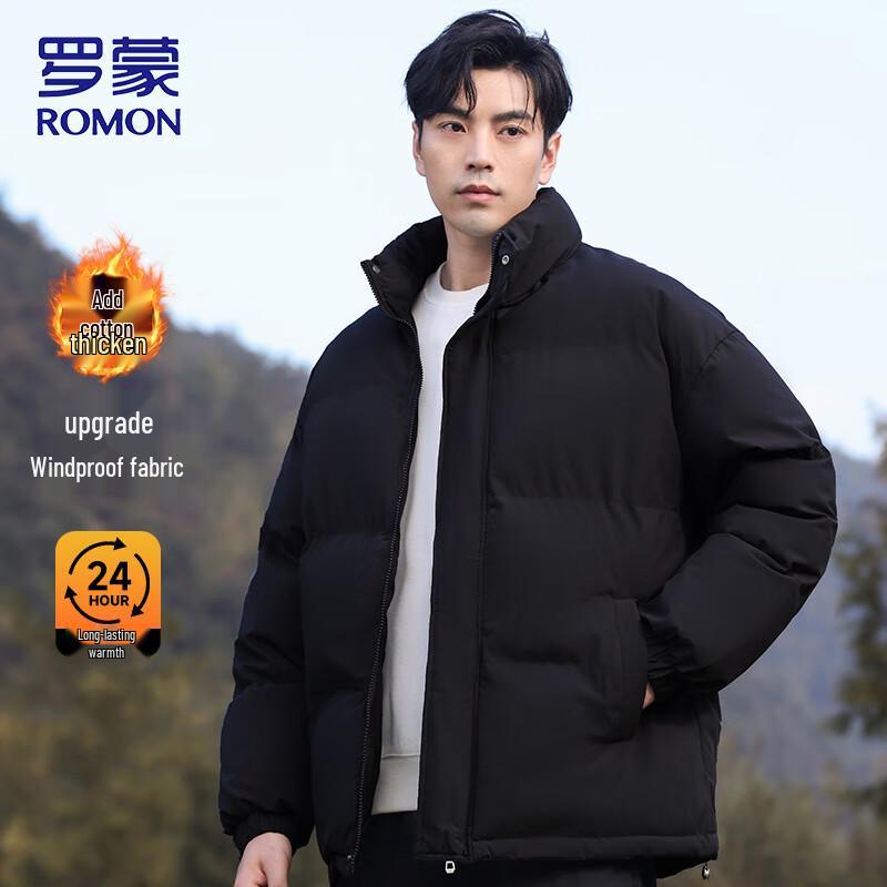 ROMON Men s Autumn/Winter Thickened Padded Jacket XL