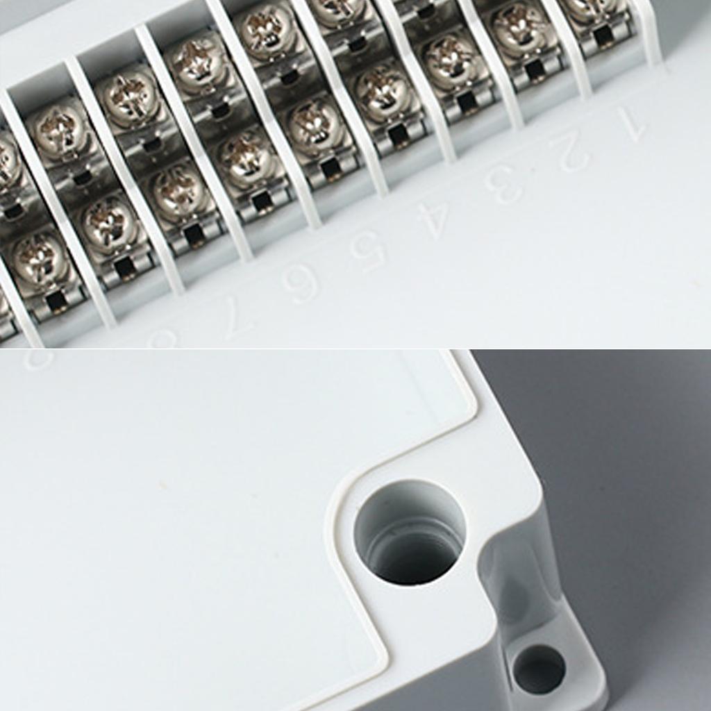 Multipurpose Waterproof Junction Box for Safe Electrical Installations In Outdoor Environment Daily Casual Use