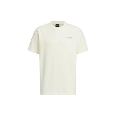 National Geographic AEROREADY Graphic Tee Ivory Men Streetwear IS9514