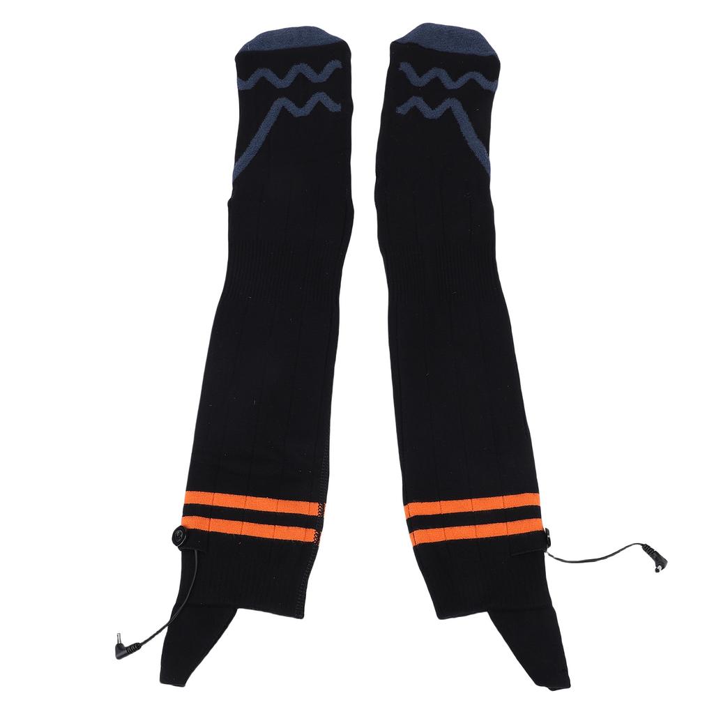 Elektrisch beheizte Socken Wiederaufladbare Thermosocken für Winter Outdoor Arbeit Skifahren Camping 4 Temperatureinstellungen