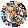 50 Curry Basketballstar-Aufkleber: Wasserdicht, Rückstandsfrei für Laptops, Gepäck, Tagebücher