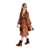 Halloween Kids Costume Little Girl Vintage Hong Kong Style Hippie 6070s Costume Carnival Dress