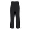 Women's Fashionable Stretch Waist Straight-cut Casual Buttoned Pants