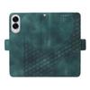 For Samsung Galaxy S25 Edge Case PU Leather Phone Cover Rhombus Starry Imprinted