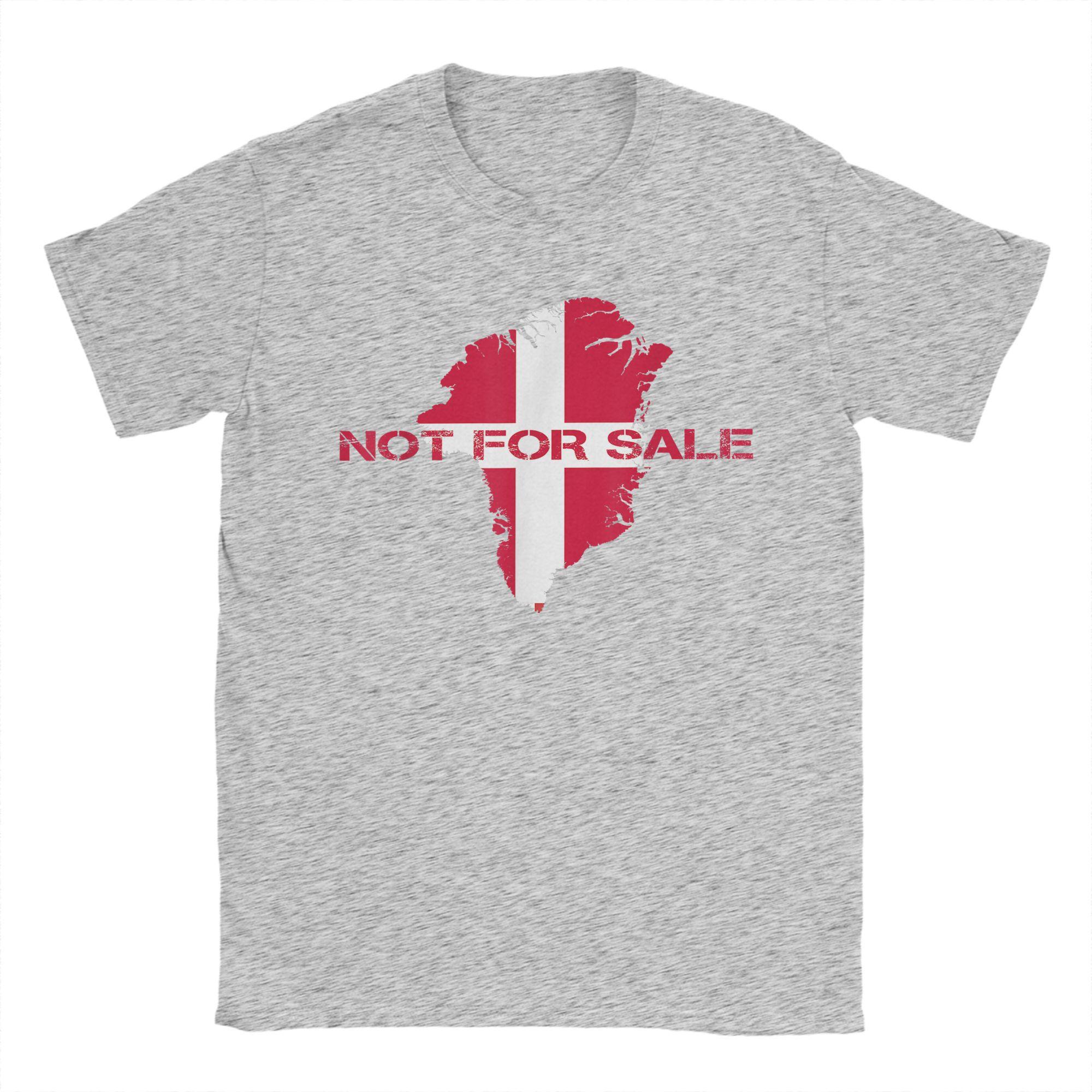 

Данія Гренландія Не для продажу Додаток Чоловічі футболки Карта Прапор Новинка Футболка З коротким рукавом З круглим вирізом Футболка Бавовна Новий одяг L