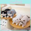 Simulated Cat Plush Doll With Sound Function Children Companion Toy For Kids And Teens Gift