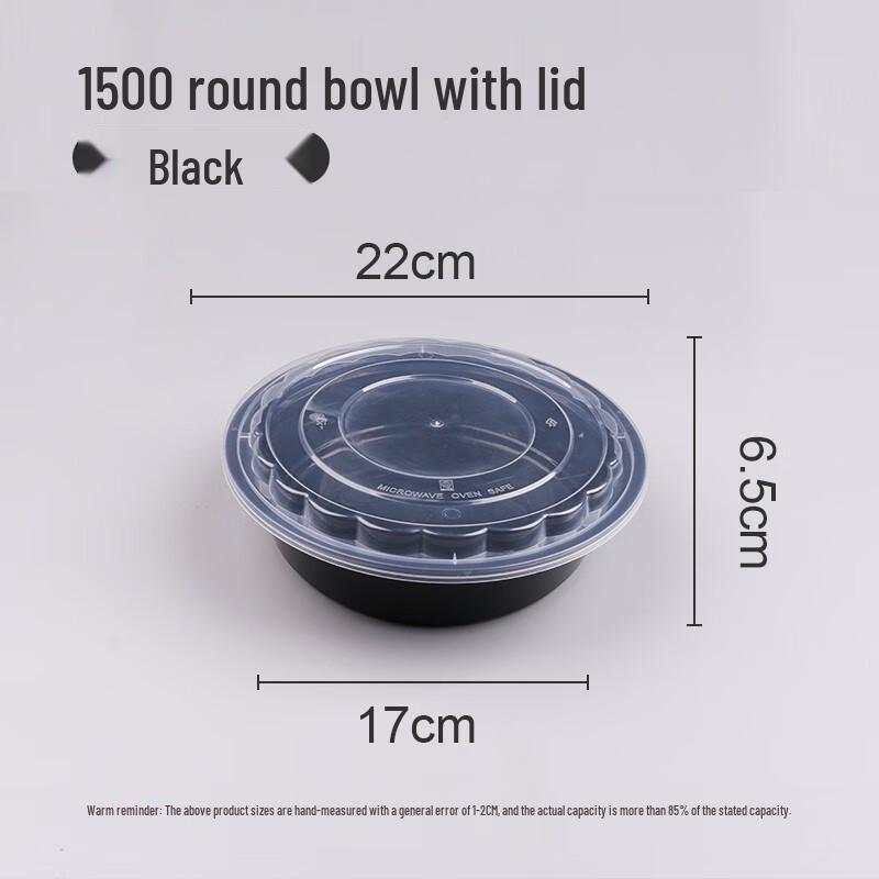 Disposable Round Takeout Food Container
