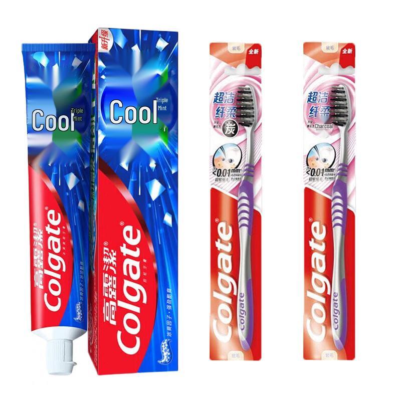 Набор: Зубная паста Colgate Cool Mint и Зубная щетка