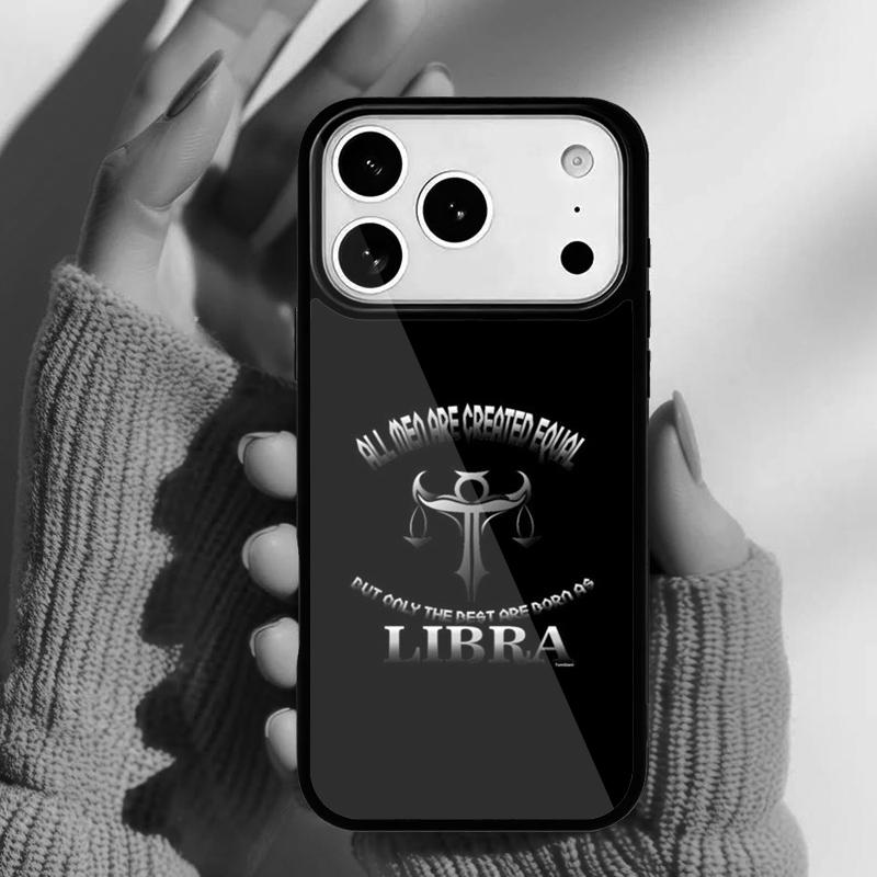 Zodiac Libra Balance soft Phone Case for iPhone 17 Air 16e 15 14 13 Pro Max Back Cover for 12 11 Pro Coque