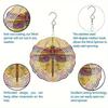 10 Inch Hanging Wind Spinner with 360 Degree Hook for Balcony Garden Decor Spring Summer Outdoor Decoration