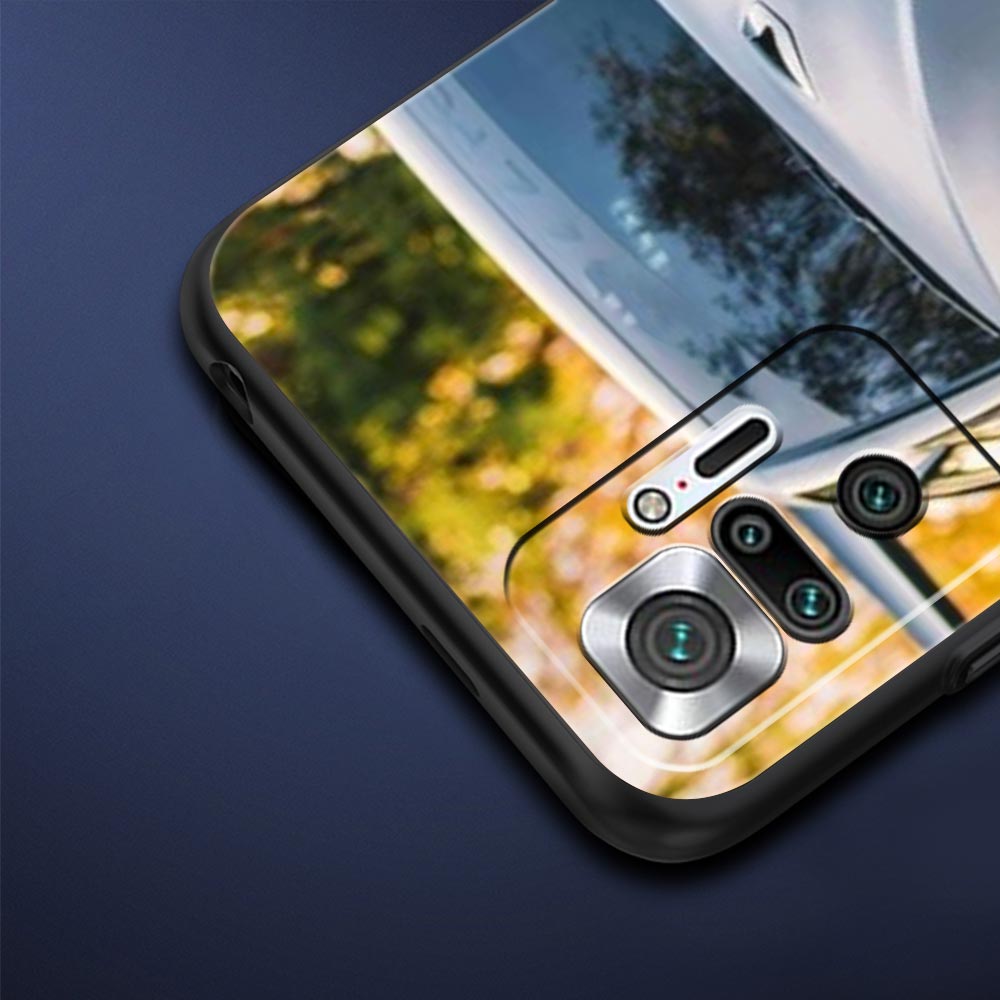 Blue Red JDM Sport Car Phone Case For Xiaomi Redmi Note 14 13 5G 10 11 12 Pro Plus 4G 14C 13C 12C 10C Black Cover