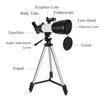 HOT Professional HD Zooming Outdoor Max 117X Refractive Space Astronomical Telescope Monocular with Tripod for Adults Kids Gifts New