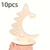 5/10pcs Christmas ornaments Wood Crafts Creative Home Decoration Festival Gifts Desktop Subtraction DIY Christmas Tree