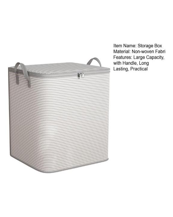 Large Capacity Clothes Storage Basket with Reinforced Handles Zipper Closure Waterproof Extra Large Storage Bag Clothes Tote Bag