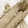 Straw Woven Tote Bag Women Summer Beach Handbag Natural Rattan Shoulder Bag Casual Vacation Style Bag