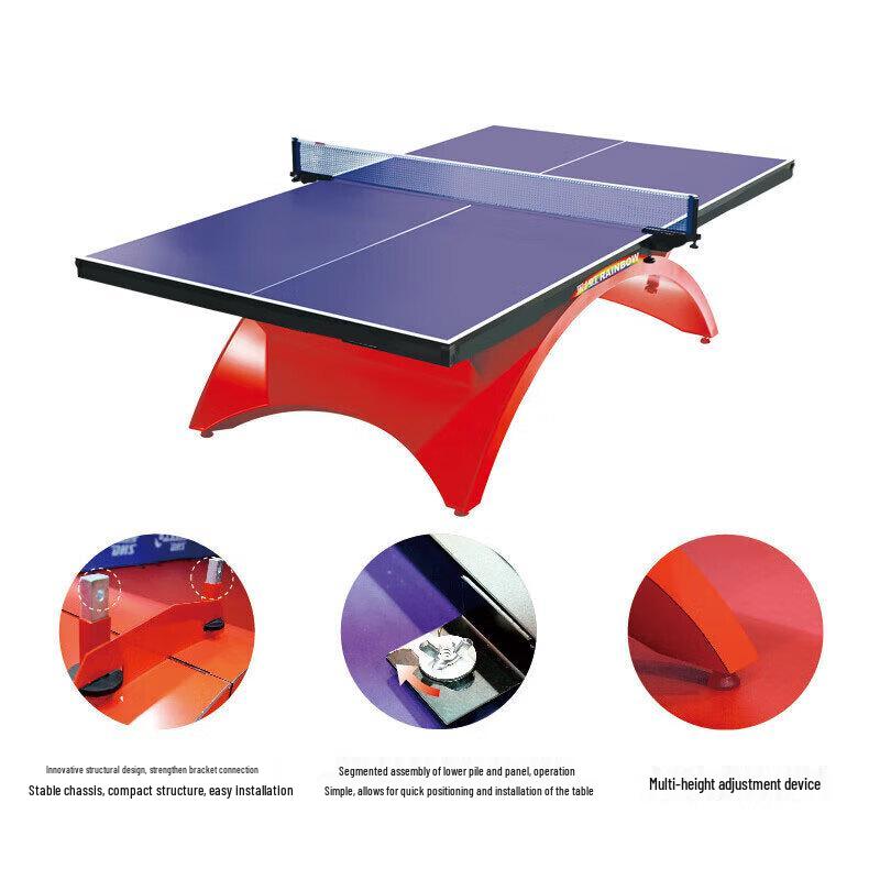 Shi aode Foldable Portable Table Tennis Table