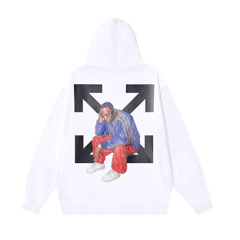 2025 Höst/Vinter Unisex Oregelbundet Bokstavs- och Pilmönster Rundhalsad Pullover Sweatshirt