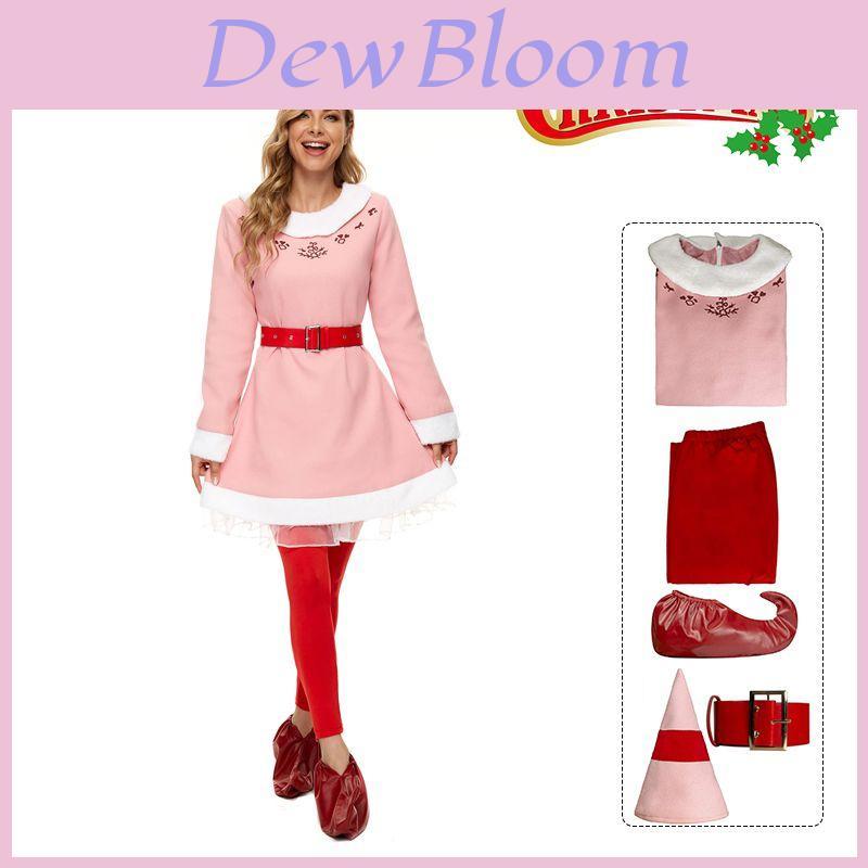 Buddy's Musical Christmas Elf Cosplay Costume For Adults Kids