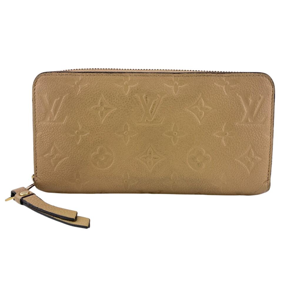 LOUIS VUITTON M69034 Zip Around Monogram Unplant Monogram Ann Platt Zippy wallet Purse beige Monogram Ann Platt Used