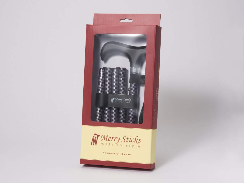 Merry Sticks / Bright Life / Folding Walking Stick / Cane / Bellflower (Blue)