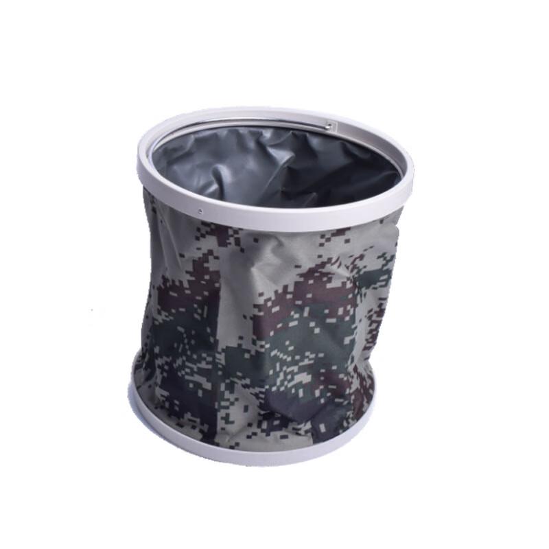 SPSR Portable Tactical Camouflage Folding Water Bucket