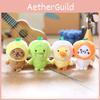 Adorable Fruit Duck Keychain Plush Toy Cute Bag Charm Soft Stuffed Animal