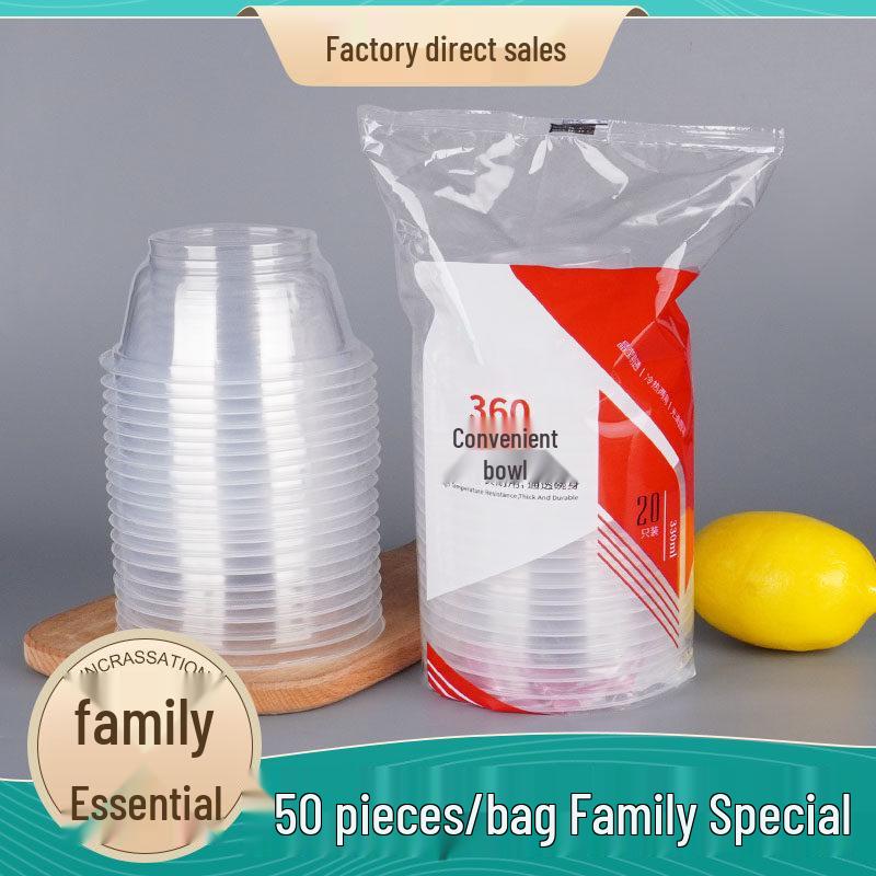 Chixing Disposable Plastic Round Bowls