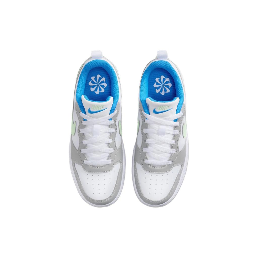 Nike Court Borough Low Recraft GS Light Iron Ore Vapor Green Kids Sneakers Grey White Photo-Blue DV5456-005