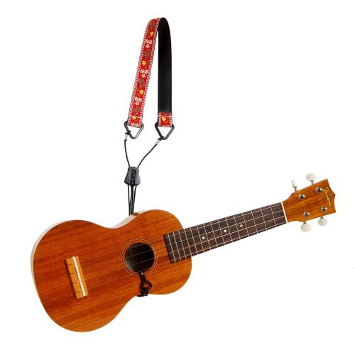 KAMIYA Ukulele Strap No. 1200 BLK (Hook Type, Black)