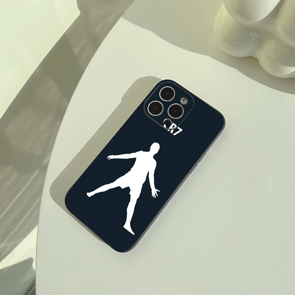 7-No7-C-R-7-Ronaldo Phone Case For iPhone 17,16,15,14,13,12,11 Pro Max,16Plus,XS Lightweight and Practical Soft Black Cover