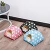 Washable Bunny Bed Indoor Use Guinea Pig Hiding Hut Durable Rabbit House  For Small Pets