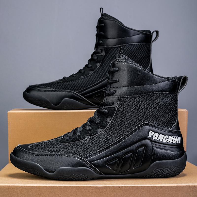 Men's Sports Single Shoes Hitting Wrestling Soft Comfortable Fitness Anti Slip Training Competition Indoor High