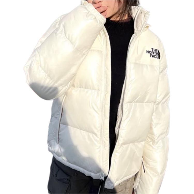 The North Face W'S Nuptse On Ball Jacket Ivory Women's Korea Version NJ3NP85A