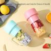 USB Rechargeable Portable Juicer Cup with Six-Leaf Blade for Travel & Outdoor Use