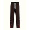 Men's Casual Pants New Sports Buttoned Colour Block Trousers Stylish